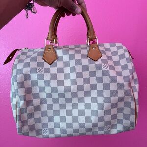 Louis Vuitton Speedy 30 Damier Azul